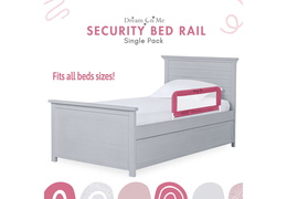 419-PNK 3D Linen Fabric and Mesh Security Bed Rai (5)
