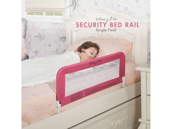 419-PNK 3D Linen Fabric and Mesh Security Bed Rai (6)